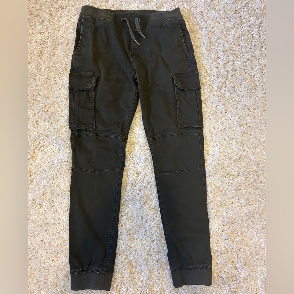 Men's Dark Green Cargo Pants